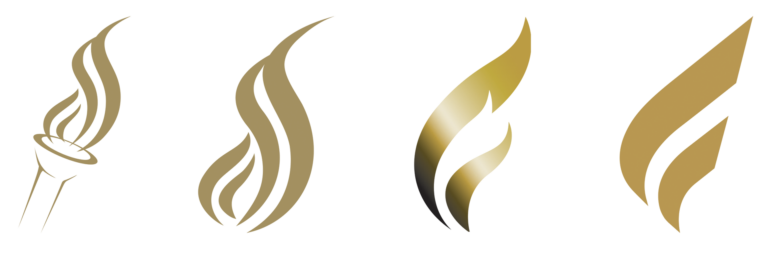 AUT Millennium flame logos through the ages