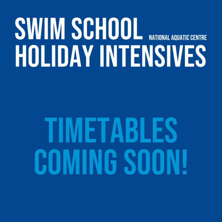 Holiday Intensives in the National Aquatic Centre Timetable