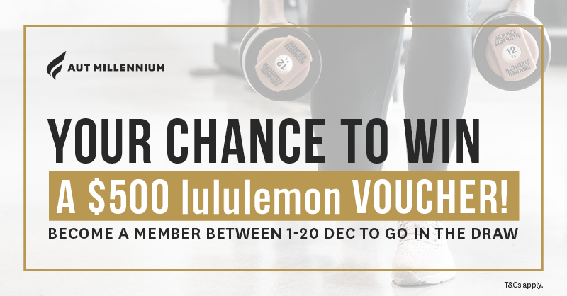 December Promotion 2024 - Become a member between 1st - 20th December and go in the draw to win a $500 Lululemon Voucher!