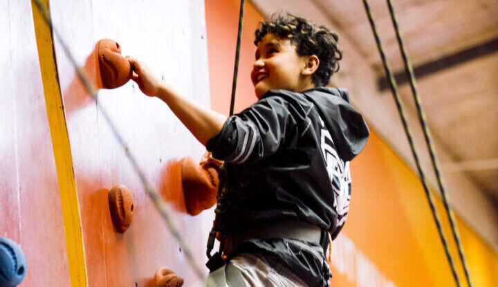 Schools Programme rock climbing