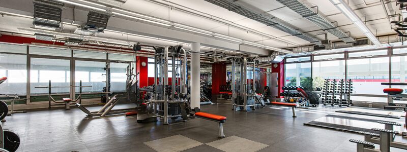 Weights area in AUT Millennium Gym