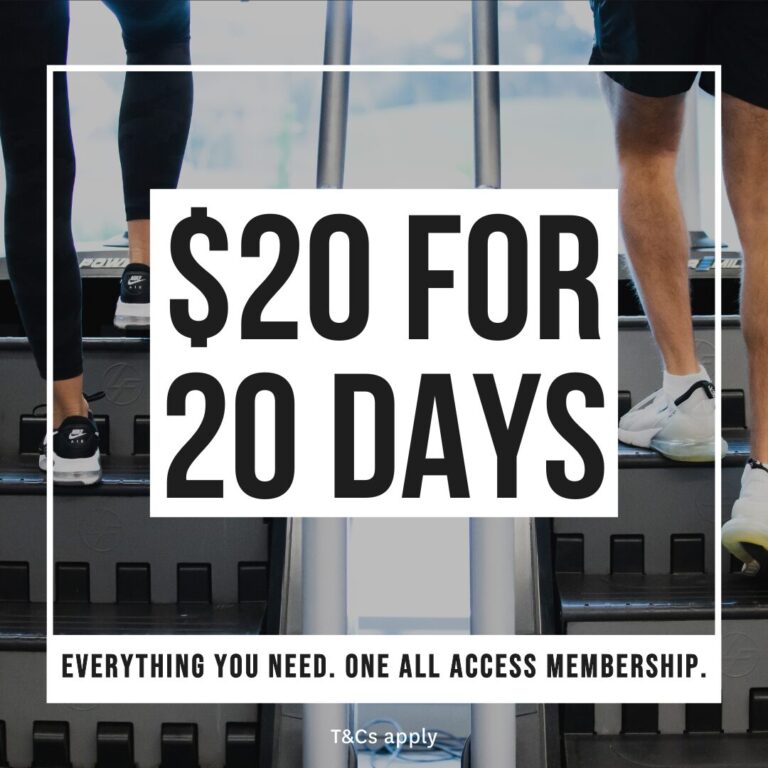 Gym - $20 for 20