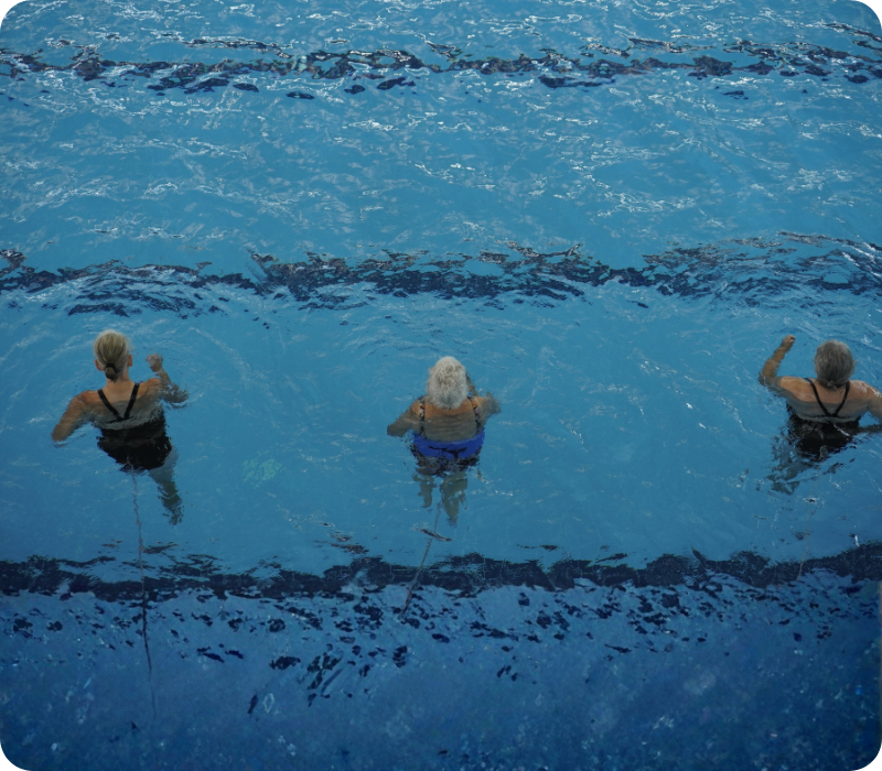 National Aquatic Centre Reopening Deep Water Running class