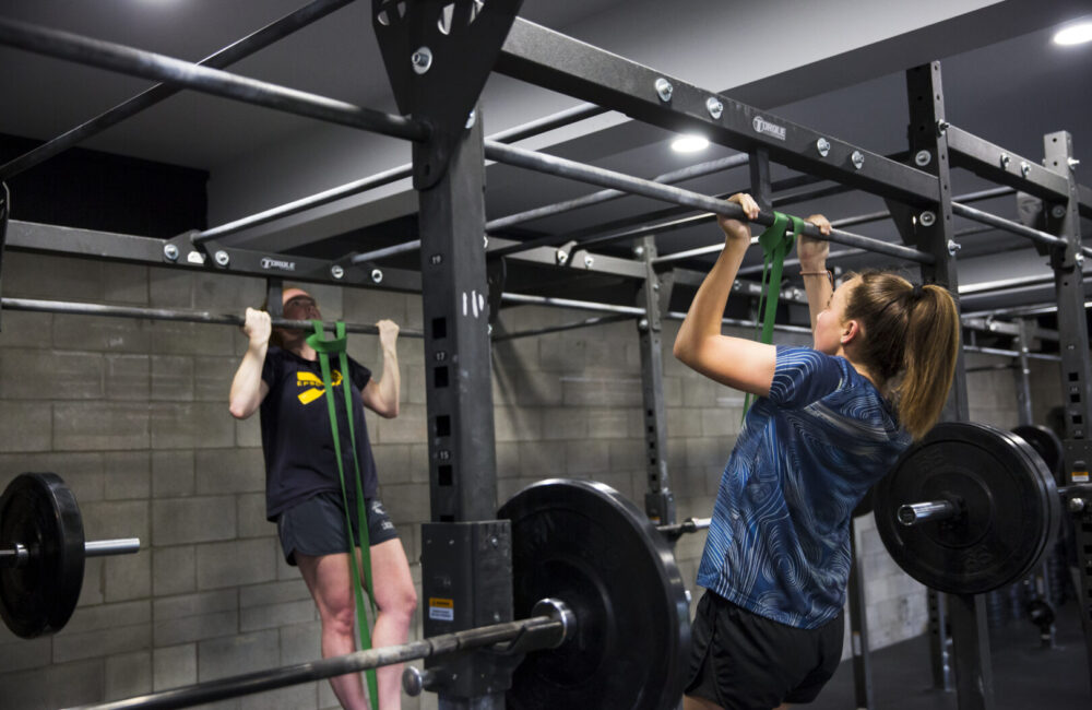 Athlete Development students during a session at College Rifles location